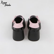 画像4: 【Last one】【Puppet Bombs】QZ11 ピンクリボンエナメルローファー【30％OFF】 (4)