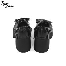 画像5: 【Last one】【Puppet Bombs】QZ18小悪魔ハートビジューパンプス【30％OFF】 (5)