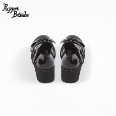 画像3: 【Last one】QZ3 コウモリバックル厚底パンプス【50%OFF】 (3)