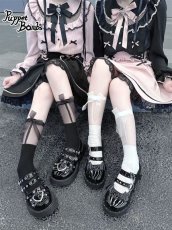 画像5: 【Last one】QZ3 コウモリバックル厚底パンプス【50%OFF】 (5)