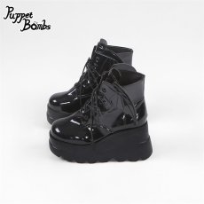 画像3: 【Puppet Bombs】QZ4 小悪魔厚底ショートブーツ (3)