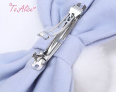 画像5: 【ToAlice】S1109ポンポン付きリボンバレッタ (5)
