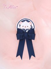 画像1: 【Last one】【ToAlice】S1315 NANAリボンブローチ【本店・通販限定】【30%OFF】 (1)