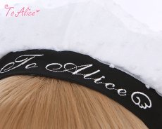 画像3: 【ToAlice】S1372ドットシフォン重ねポンポン付きベレー帽 (3)