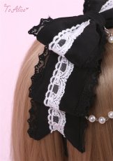 画像5: 【ToAlice】S162パールリボンカチューシャ (5)