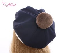 画像6: 【ToAlice】S1828ポンポン付きマリンベレー帽【30％OFF】 (6)