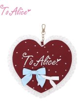 画像1: 【ToAlice】S2140ドットハートポーチ【50％OFF】 (1)