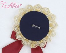 画像3: 【ToAlice】S2233アイドルエンブレムブローチ付きエシャルプ【30％OFF】 (3)