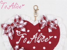 画像3: 【ToAlice】S2326ドット×ギンガムハートストラップ【50％OFF】 (3)