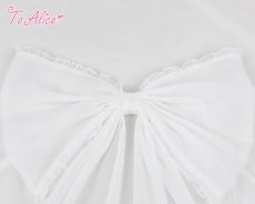 画像8: 【送料無料】S2398シフォンフリルビッグリボンブローチ《予約受付》【計5000円以上】 (8)