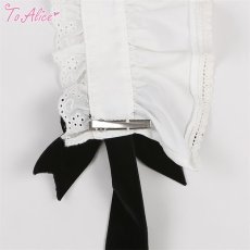 画像2: 【Last one】【ToAlice】S2623フリル×リボンヘッドドレス (2)