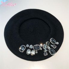 画像4: 【ToAlice】S2730ビジューデコレーションベレー帽【50％OFF】 (4)