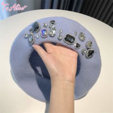 画像2: 【ToAlice】S2730ビジューデコレーションベレー帽【50％OFF】 (2)