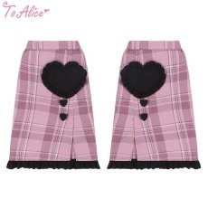 画像1: 【ToAlice】FS11ハートアップリケレッグウォーマー【30%OFF】 (1)
