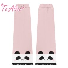 画像1: 【Last one】【ToAlice】S2799パンダデザインフレアつけ袖【50％OFF】 (1)
