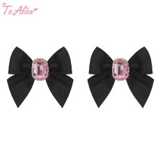 画像1: 【ToAlice】S2901ビジューリボンヘアクリップ【50％OFF】 (1)