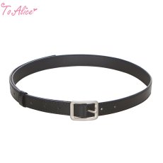 画像1: 【ToAlice】S2963ブラック細ベルト【50％OFF】 (1)