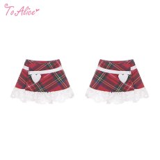 画像1: 【ToAlice】S3007【DC】レッドチェックカフス【30％OFF】 (1)