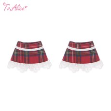 画像2: 【ToAlice】S3007【DC】レッドチェックカフス【30％OFF】 (2)
