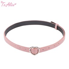 画像2: 【ToAlice】S3073ハートバックル細ベルト【30％OFF】 (2)