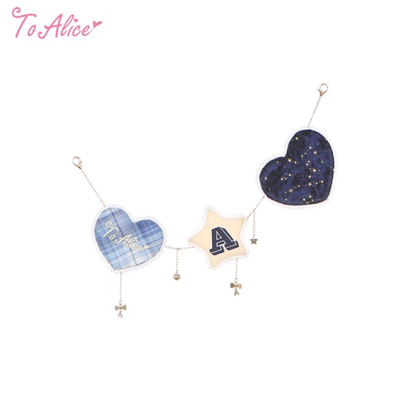 ToAlice】S3095シャイニーアイドルハートチェーンストラップ - To Alice