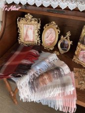 画像3: 【ToAlice】S3446チェック柄マフラー【30%OFF】  (3)
