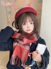 画像22: 【ToAlice】S3446チェック柄マフラー【30%OFF】  (22)