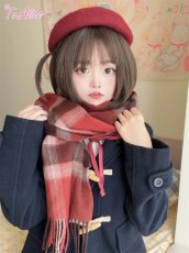 画像23: 【ToAlice】S3446チェック柄マフラー【30%OFF】  (23)
