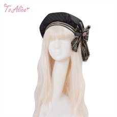 画像1: 【送料無料】S3549 レトロ学院ベレー帽《予約受付》【計5000円以上】 (1)