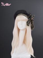 画像2: 【送料無料】S3549 レトロ学院ベレー帽《予約受付》【計5000円以上】 (2)