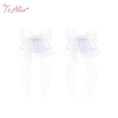 画像1: 【送料無料】S3553 ふんわりくらげリボンクリップ《予約受付》【計5000円以上】 (1)