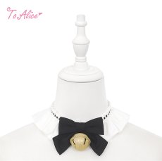 画像1: 【送料無料】S3567鈴×リボンフリルチョーカー《予約限定》【計5000円以上】 (1)