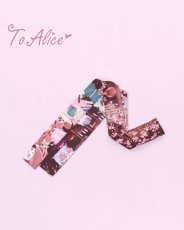 画像1: 【ToAlice】S77518猫灯篭祭りリボン髪飾り【50％OFF】 (1)