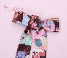 画像3: 【ToAlice】S77518猫灯篭祭りリボン髪飾り【50％OFF】 (3)