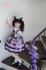 画像19: 【送料無料】TZ10 ドット柄レースアップフリルジャンパースカート《予約限定》 (19)