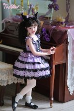 画像23: 【送料無料】TZ10 ドット柄レースアップフリルジャンパースカート《予約限定》 (23)