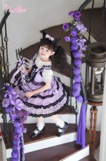 画像14: 【送料無料】TZ10 ドット柄レースアップフリルジャンパースカート《予約限定》 (14)