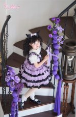 画像15: 【送料無料】TZ10 ドット柄レースアップフリルジャンパースカート《予約限定》 (15)