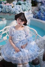 画像3: 【送料無料】【ToAlice Kids】TZS4 雪の結晶リボンクラウンミニハット《予約受付》 (3)