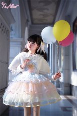 画像8: 【送料無料】【ToAlice Kids】TZ12パステルチュールジャンパースカート《予約受付》 (8)