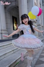 画像5: 【送料無料】【ToAlice Kids】TZ12パステルチュールジャンパースカート《予約受付》 (5)