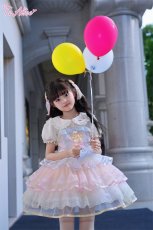 画像4: 【送料無料】【ToAlice Kids】TZ12パステルチュールジャンパースカート《予約受付》 (4)