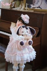 画像12: 【送料無料】【ToAlice Kids】TZ15ピンクリボン丸襟ブラウス《予約受付》 (12)
