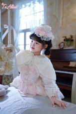 画像9: 【送料無料】【ToAlice Kids】TZ15ピンクリボン丸襟ブラウス《予約受付》 (9)