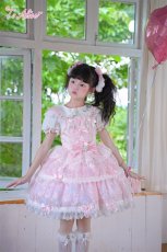 画像7: 【送料無料】【ToAlice Kids】TZ16雪の結晶3連リボンジャンパースカート《予約受付》 (7)