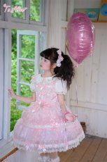 画像8: 【送料無料】【ToAlice Kids】TZ16雪の結晶3連リボンジャンパースカート《予約受付》 (8)