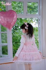 画像16: 【送料無料】【ToAlice Kids】TZ16雪の結晶3連リボンジャンパースカート《予約受付》 (16)