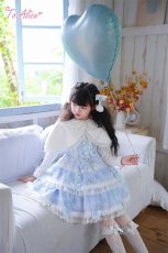 画像24: 【送料無料】【ToAlice Kids】TZ16雪の結晶3連リボンジャンパースカート《予約受付》 (24)