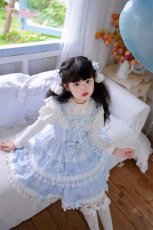 画像25: 【送料無料】【ToAlice Kids】TZ16雪の結晶3連リボンジャンパースカート《予約受付》 (25)