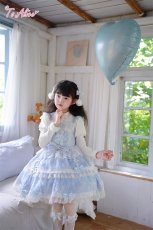 画像26: 【送料無料】【ToAlice Kids】TZ16雪の結晶3連リボンジャンパースカート《予約受付》 (26)
